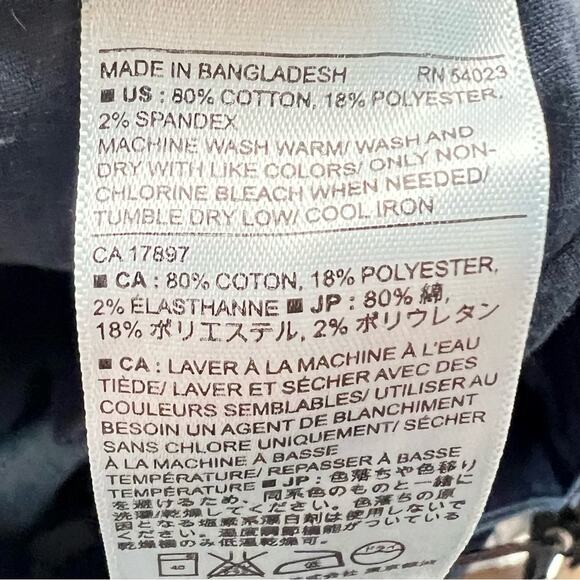 Banana Republic Hampton fit denim cropped straight leg jeans size 4 B171 - Picture 3 of 4